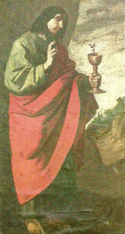 Francisco de Zurbaran st, john the evangelist oil painting picture